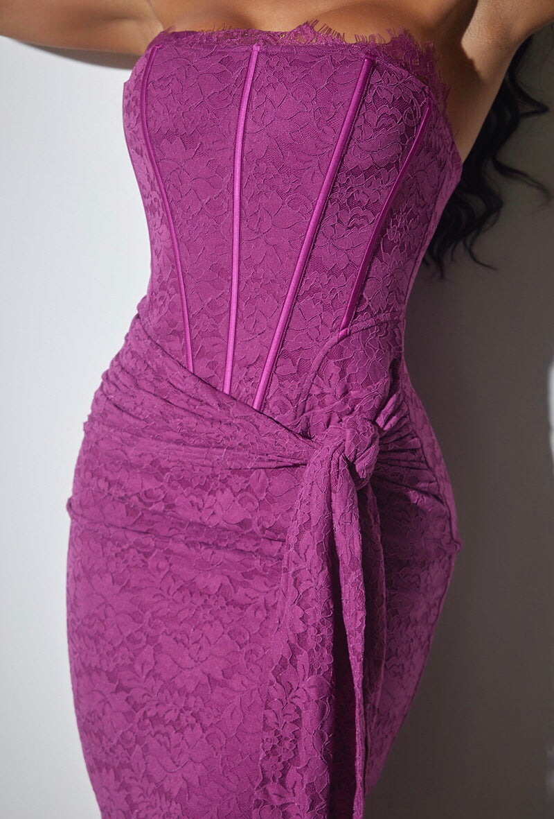 Lace Midi Dress – Ver Luisant