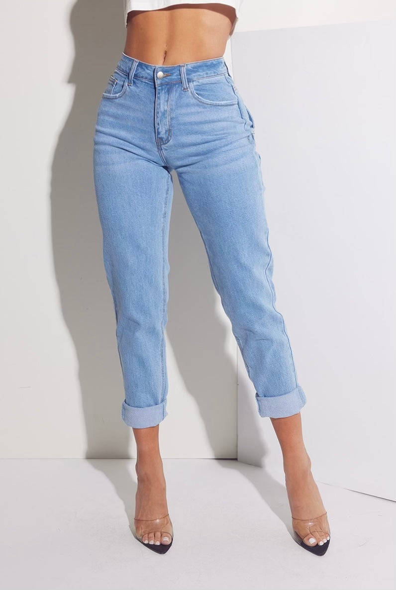 Boyfriend denim spandex Jeans