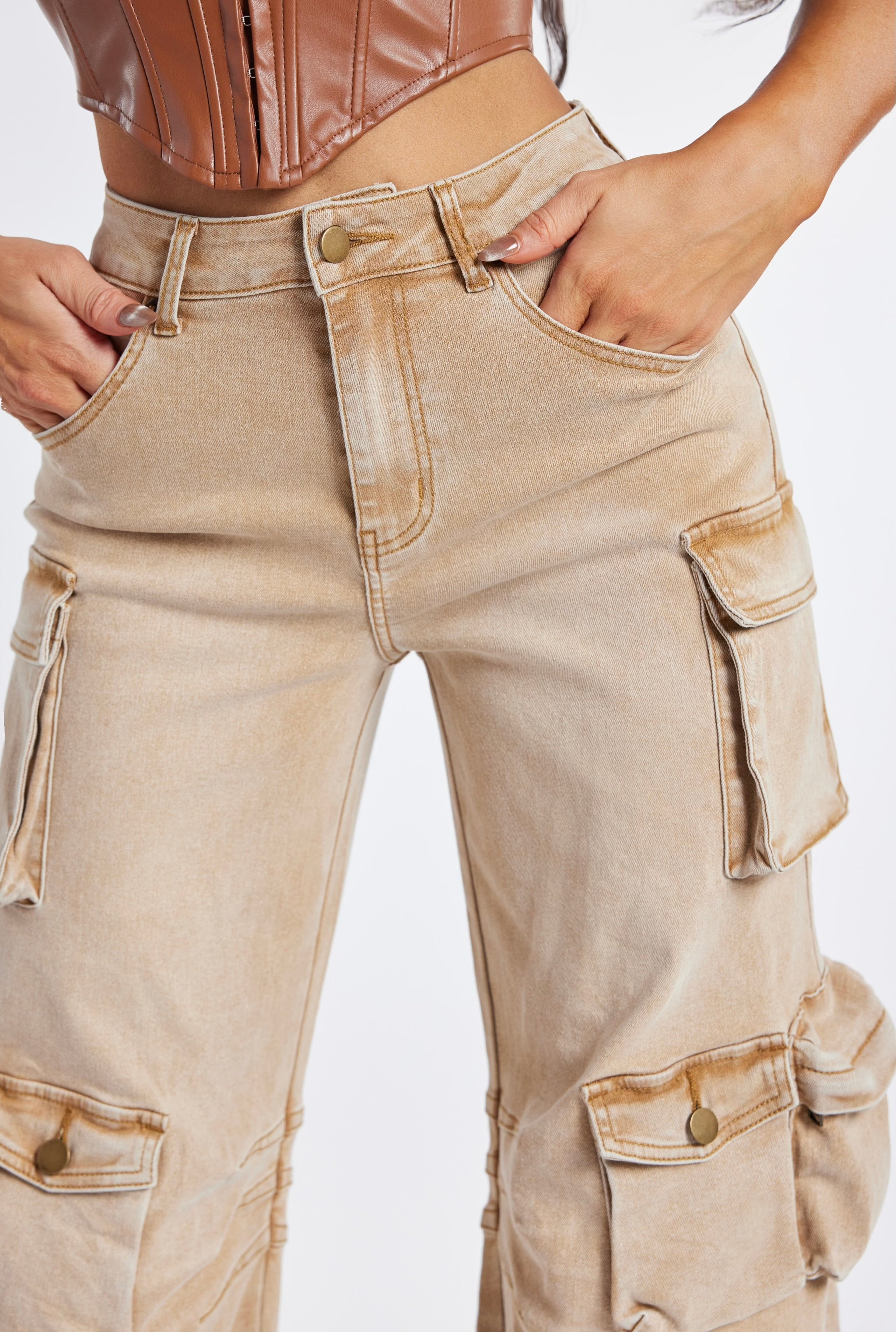 Best Seller Denim Cargo Jeans