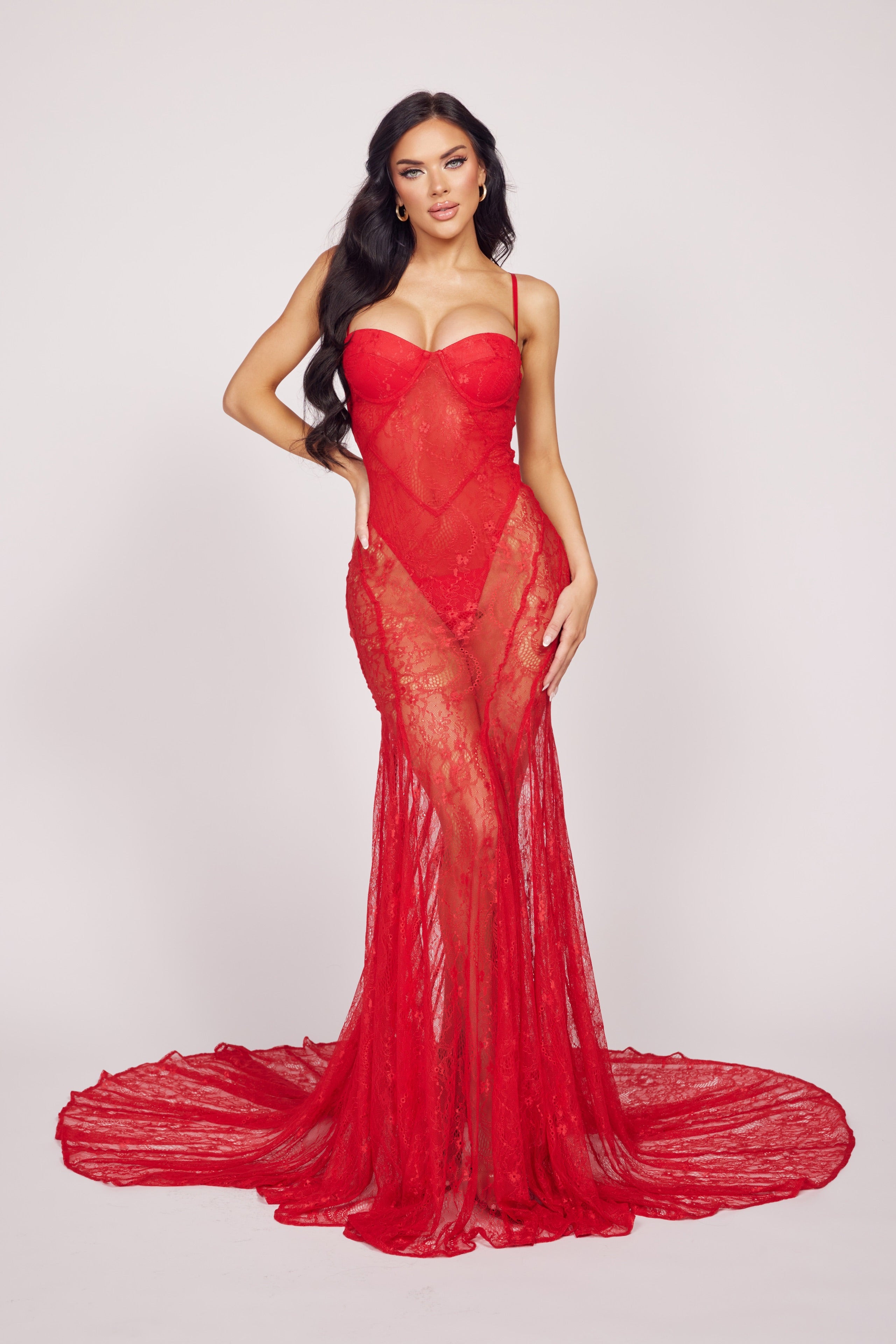 Luxe Lace Mermaid Gown