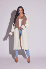 Two Tone Long Coat