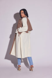 Two Tone Long Coat