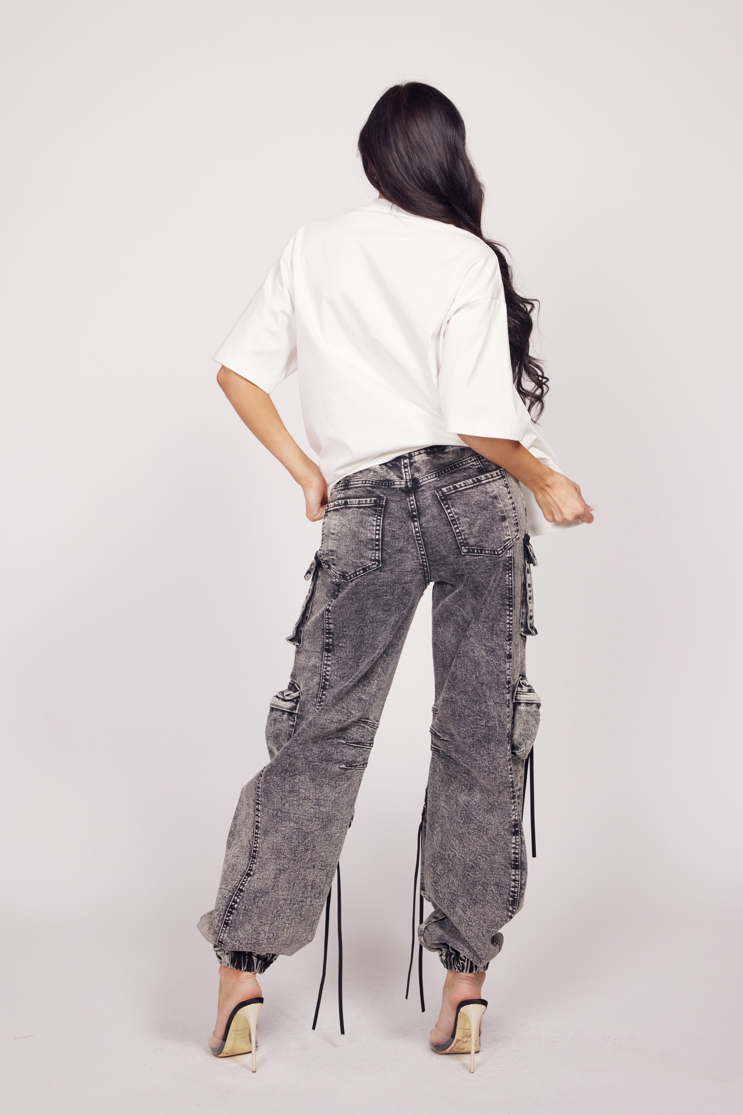 Oversized Rhinestone Wink T-shirt