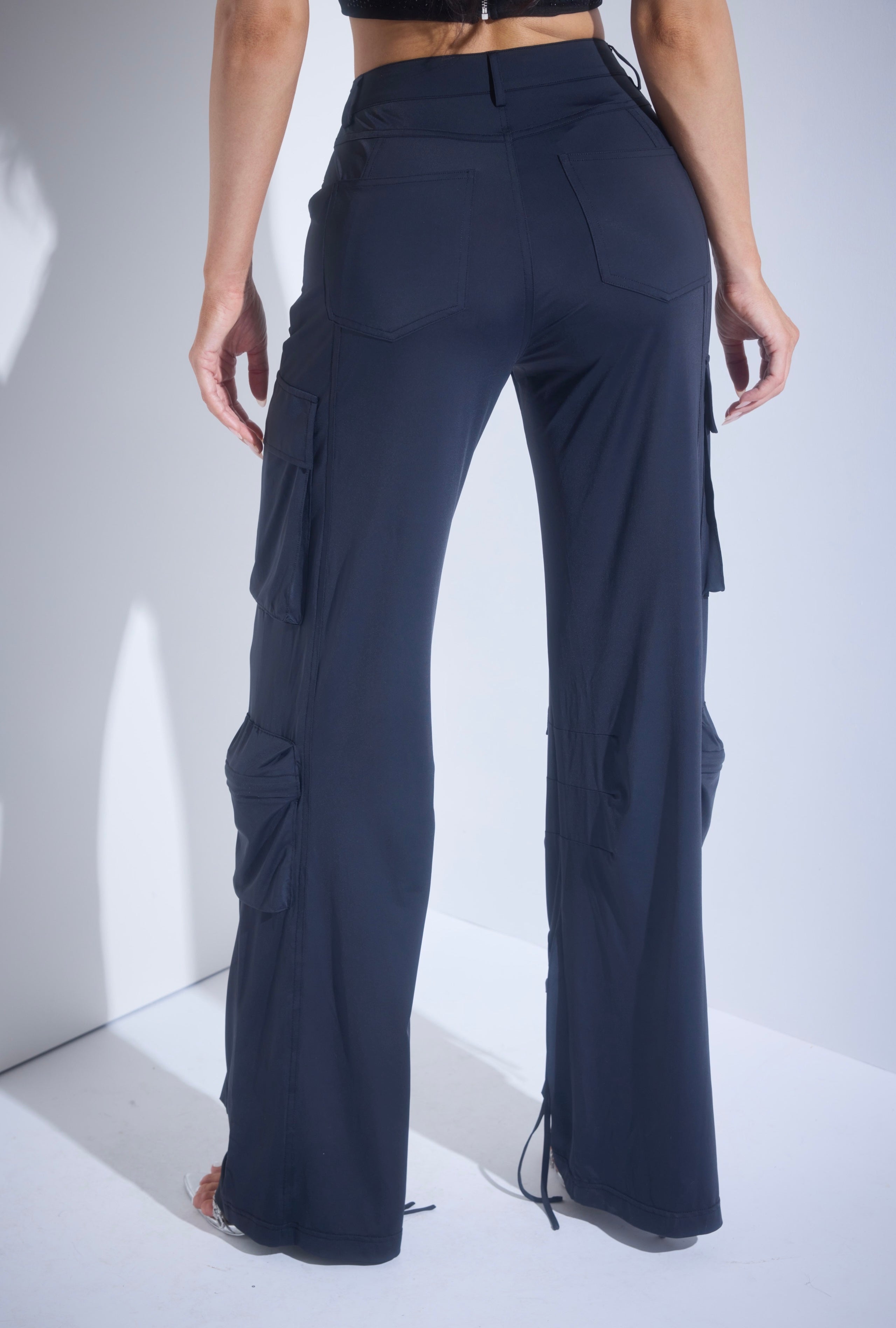 Soft High Waist Cargo Pants