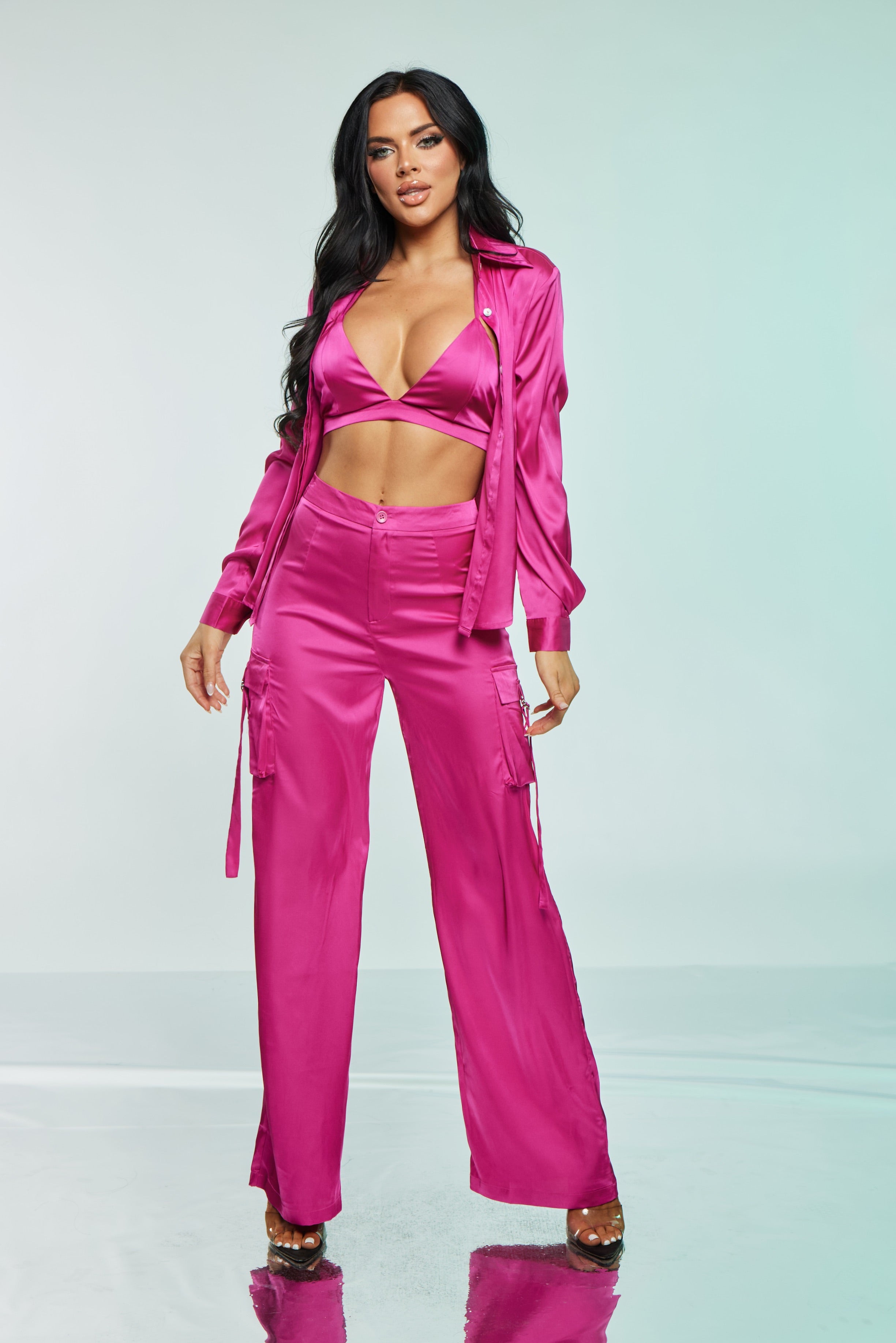 Satin Cargo Set 3 pieces