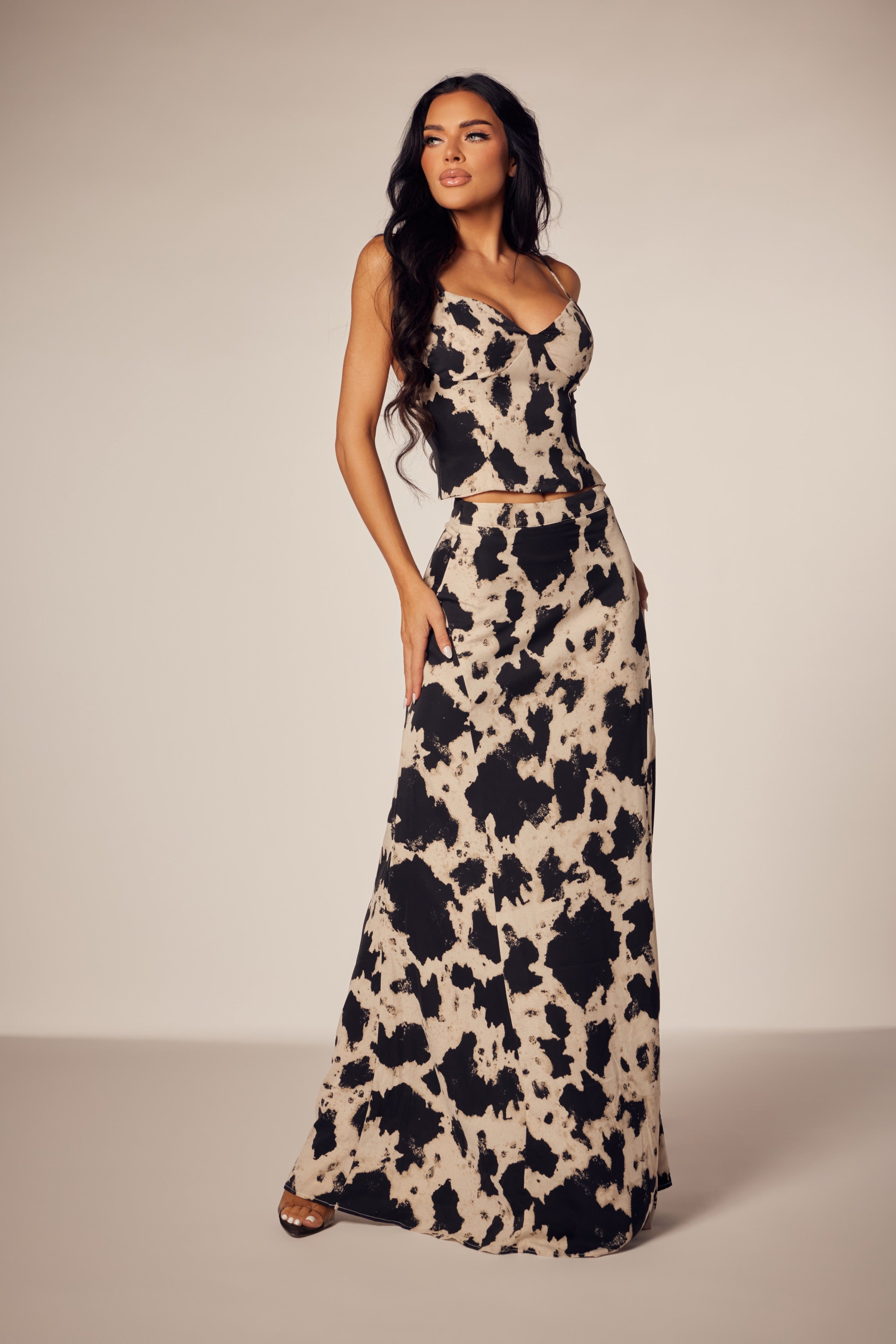 PREORDER Sofia Luxe Animal Print Skit Set
