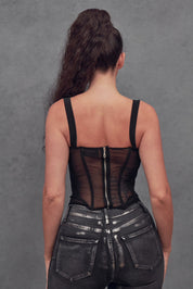 Mesh Corset Top