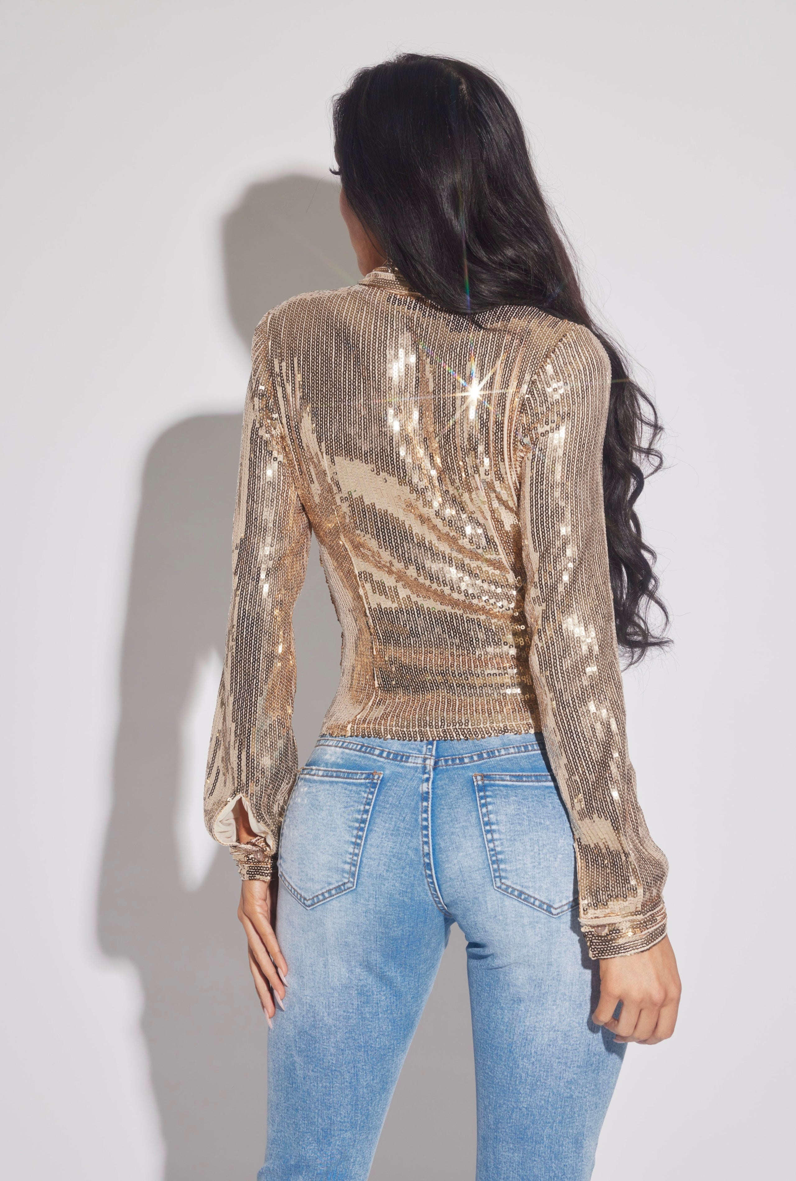 Sequin Blouse